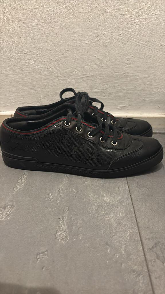 Gucci sneakers zwart maat 37.5- Gebruikt, goede staat, Kleding | Dames, Schoenen, Ophalen of Verzenden, Gedragen, Zwart, Sneakers of Gympen