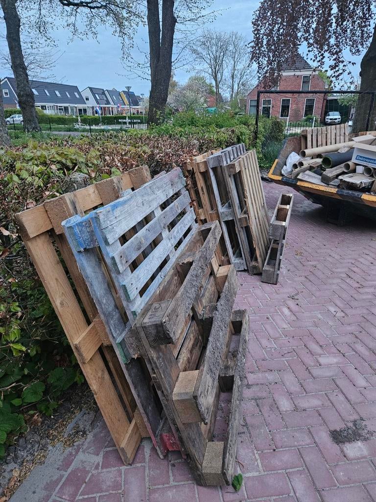 Gratis pallets, Doe-het-zelf en Verbouw, Hout en Planken, Ophalen, Gebruikt, 50 mm of meer, Pallet
