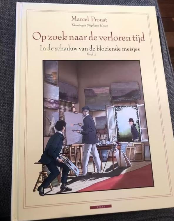 in de schaduw van de bloeiende meisjes hardcover z3, Boeken, Stripboeken, Eén stripboek, Ophalen of Verzenden, Zo goed als nieuw