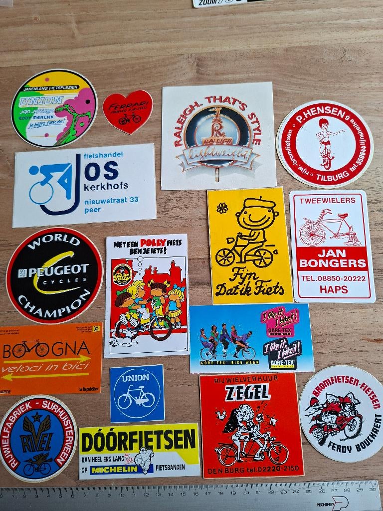 Stickers fietsen, Verzamelen, Verzenden, Zo goed als nieuw, Bedrijf of Vereniging