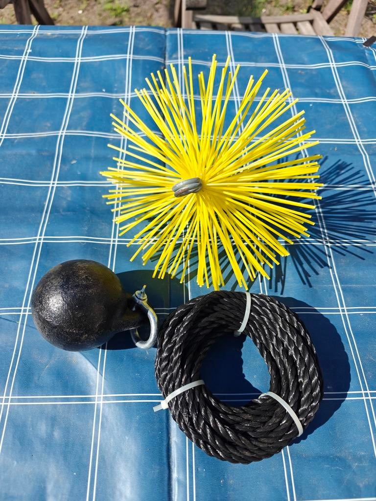 Schoorsteen veeg set 20cm, Ophalen, Nieuw, Overige brandstoffen, Overige soorten