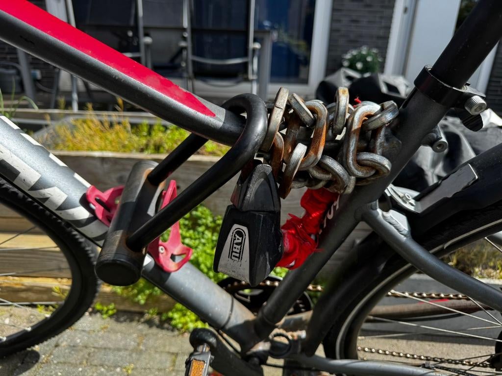 Bike riverside 500 and 2 locks, Gebruikt, Versnellingen, Schijfrem, Ophalen