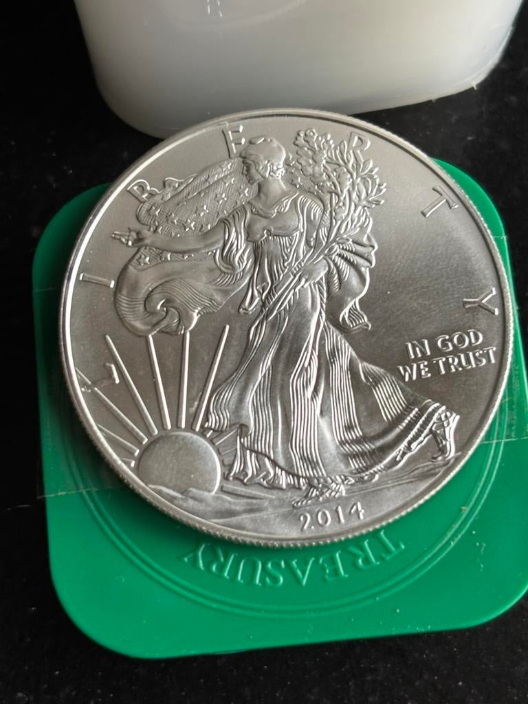 Tube liberty eagles 20 x 1oz zilver - 2014 - 2016 - 2013, Postzegels en Munten, Edelmetalen en Baren, Ophalen of Verzenden