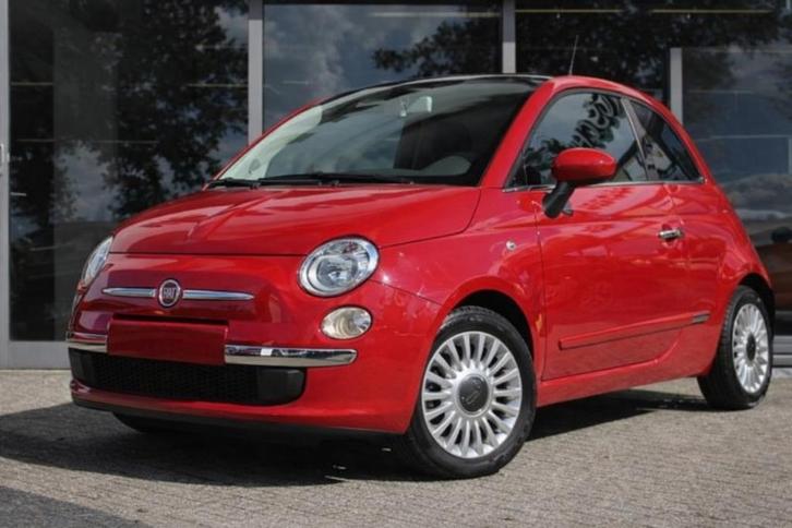 Fiat 500 1.2 AUT 51KW 2009 Rood, Auto's, Fiat, Benzine, A, Hatchback, Automaat, Origineel Nederlands, Rood, Voorwielaandrijving