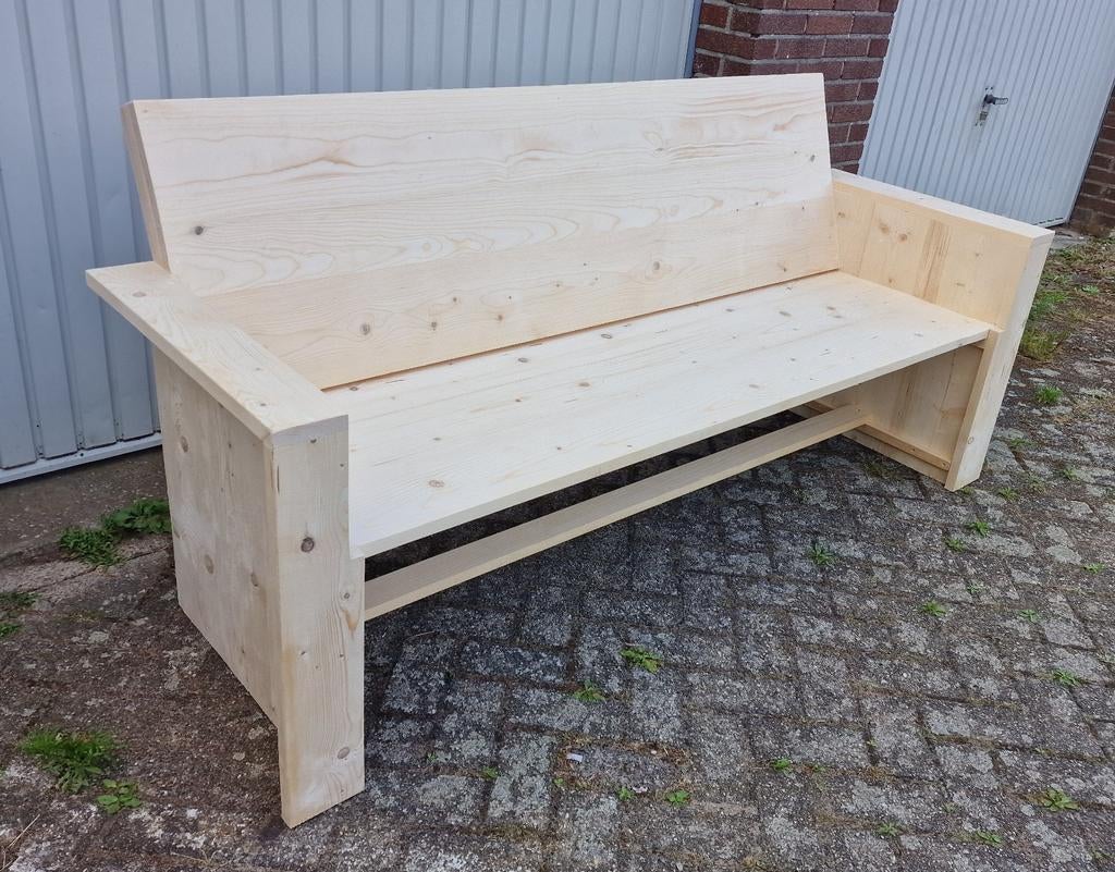 STEIGERHOUTEN TUINBANKEN., Ophalen of Verzenden, Hout