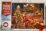 Kerstmis puzzel 1000 stukjes, Ophalen of Verzenden, 500 t/m 1500 stukjes, Zo goed als nieuw