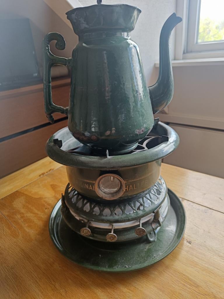 Petroleum stel, Antiek en Kunst, Antiek | Emaille, Ophalen