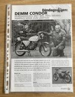 Map met diverse documentatie Demm Condor / Eendagsvliegen, Verzenden, Zo goed als nieuw