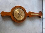 Antieke Houten Barometer met Thermometer, Audio, Tv en Foto, Weerstations en Barometers, Ophalen of Verzenden, Gebruikt, Barometer