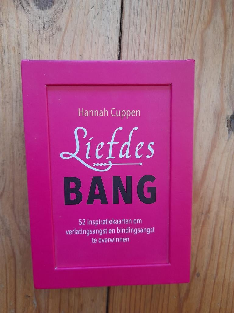 LiefdesBANG  52 inspiratiekaarten van Hannah Cuppen, Boeken, Ophalen of Verzenden, Zo goed als nieuw, Overige onderwerpen, Hannah Cuppen