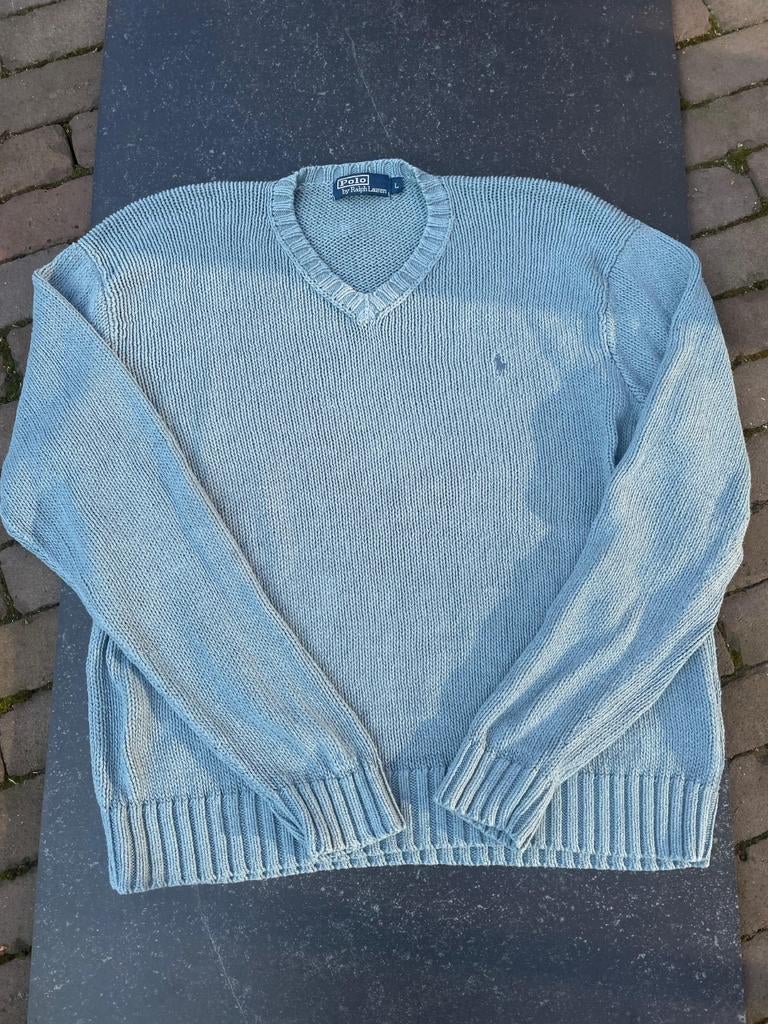 Turquoise Knitwear Trui – Ralph Lauren – Maat L, Kleding | Heren, Truien en Vesten, Maat 52/54 (L), Ralph Lauren, Zo goed als nieuw