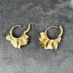 Gouden oorbellen | 14K | 3,98gr | creolen | 404086, Ophalen of Verzenden, Zo goed als nieuw, Knopjes of Stekers, Goud