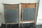 Antieke wasborden hout met zink, Antiek en Kunst, Curiosa en Brocante, Ophalen of Verzenden