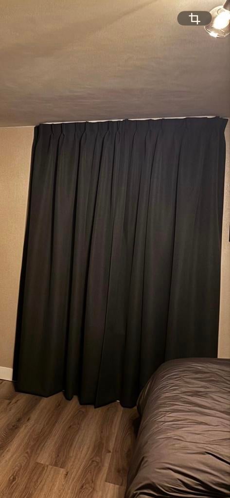 Verduisterende gordijnen NIEUW, 200 cm of meer, Zwart, 150 tot 200 cm, Nieuw