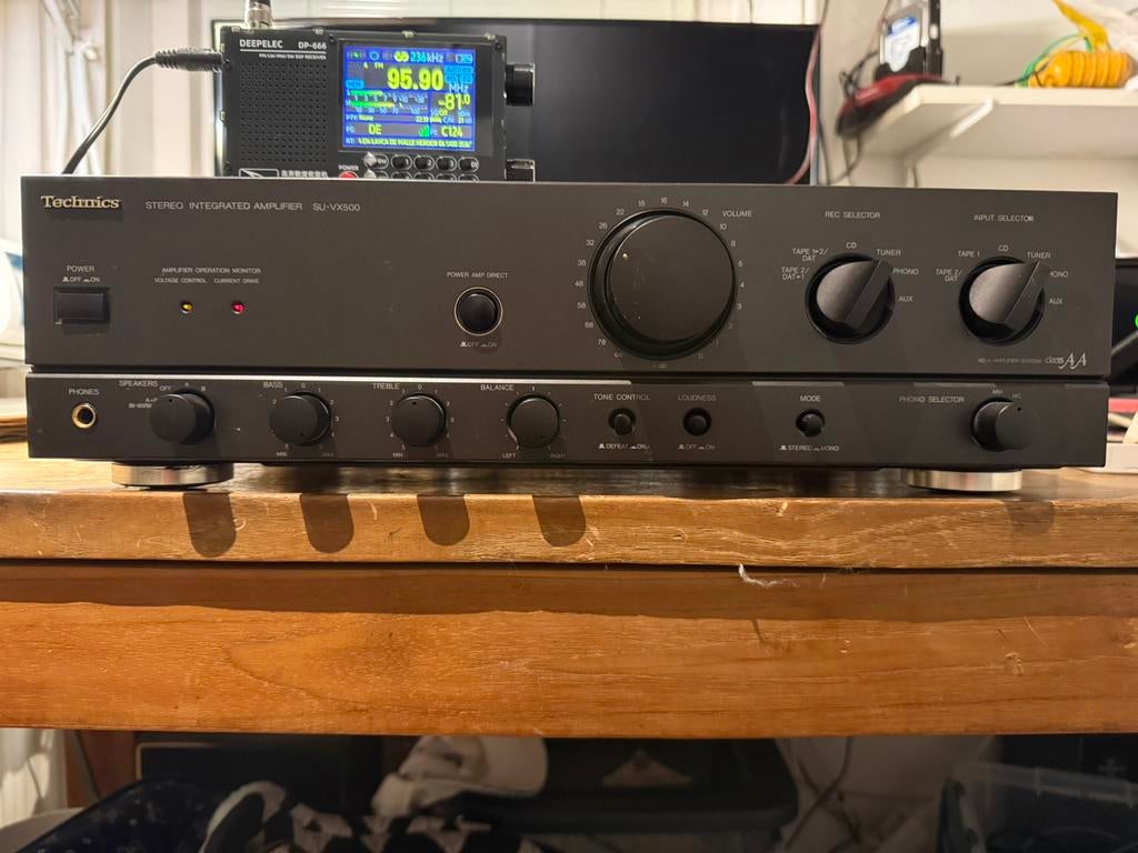 Versterker Technics stereo  SU-VX500, Overige merken, Gebruikt, Ophalen of Verzenden, 60 tot 120 watt