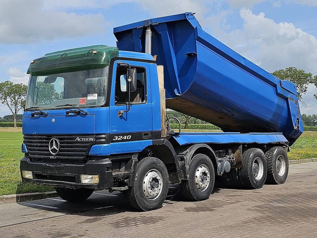 MERCEDES-BENZ ACTROS 3240 8x4 full steel, Auto's, Traction-control, Blauw, Mercedes-Benz, Bedrijf
