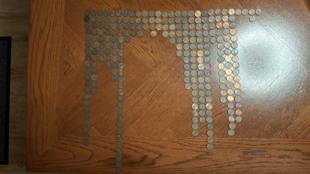 263 centen Wilhelmina (1948) en Juliana (1950 tm 1977), Postzegels en Munten, Munten | Nederland, Ophalen of Verzenden, Koningin Juliana