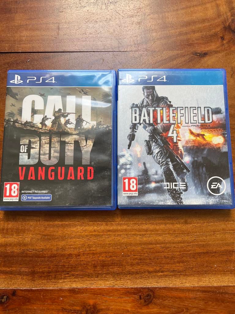 Call of Duty: Vanguard & Battlefield 4 PS4 - Actie Shooter B, Spelcomputers en Games, Games | Sony PlayStation 4, Online, Gebruikt