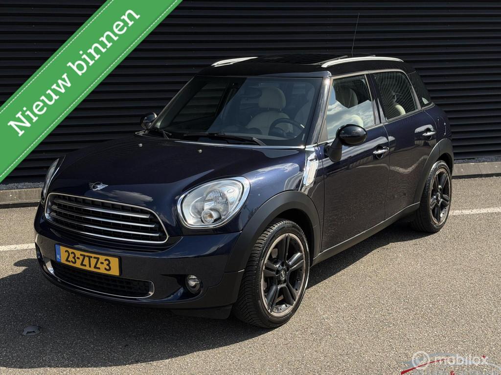Mini Countryman 1.6 Cooper Chili Business, Pano, Leder, NAP, Auto's, Voorwielaandrijving, Euro 5, Gebruikt, Blauw
