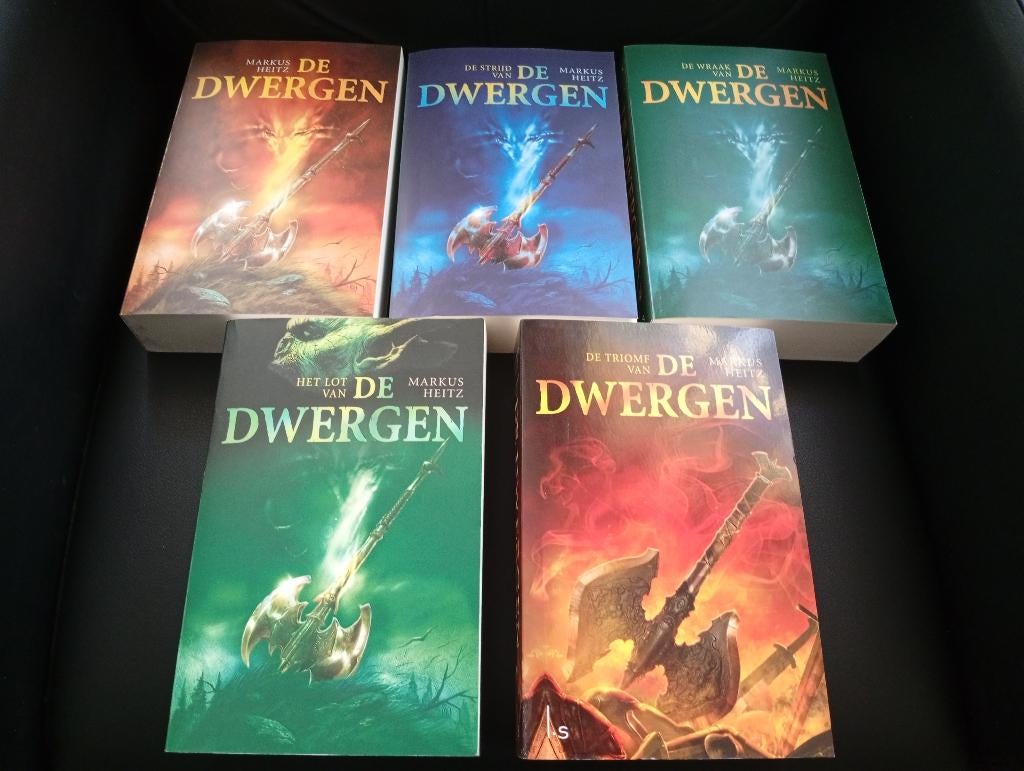 5 delen De Dwergen - Markus Heitz, Boeken, Ophalen of Verzenden, Zo goed als nieuw, Markus Heitz