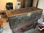 Chinese dekenkist of kamferkist, Ophalen, 100 tot 150 cm, Zo goed als nieuw, Minder dan 50 cm