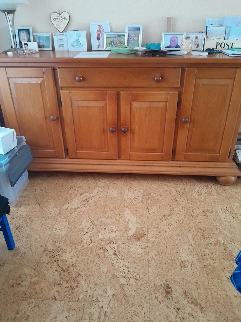 Complete huiskamer blank eiken gratis, Ophalen of Verzenden, Gebruikt, 25 tot 50 cm, 50 tot 100 cm