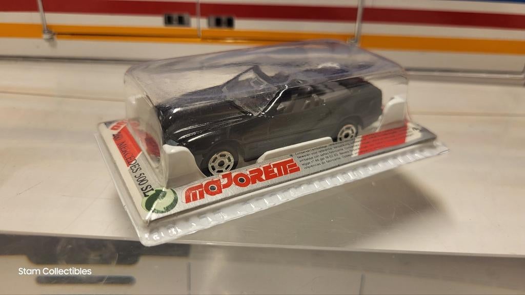 Majorette 200 #260 Mercedes 500 SL Black, Majorette, Auto, Ophalen of Verzenden, Zo goed als nieuw