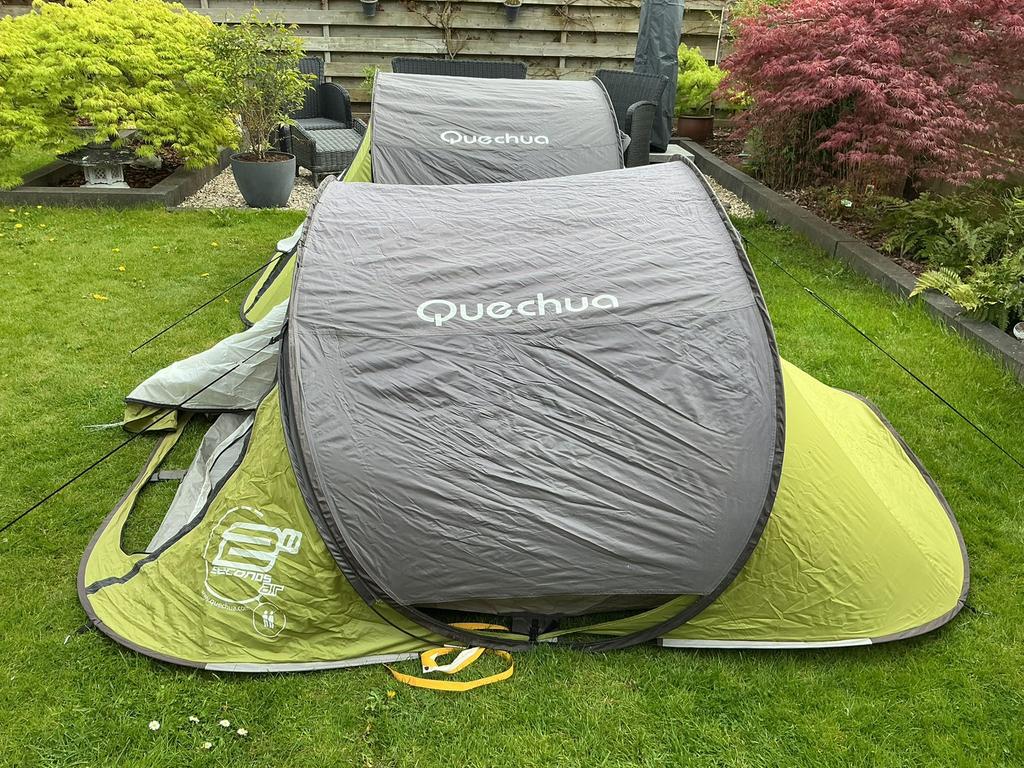 Quechua 2 seconds air tenten, Caravans en Kamperen, Tenten, Zo goed als nieuw, Ophalen