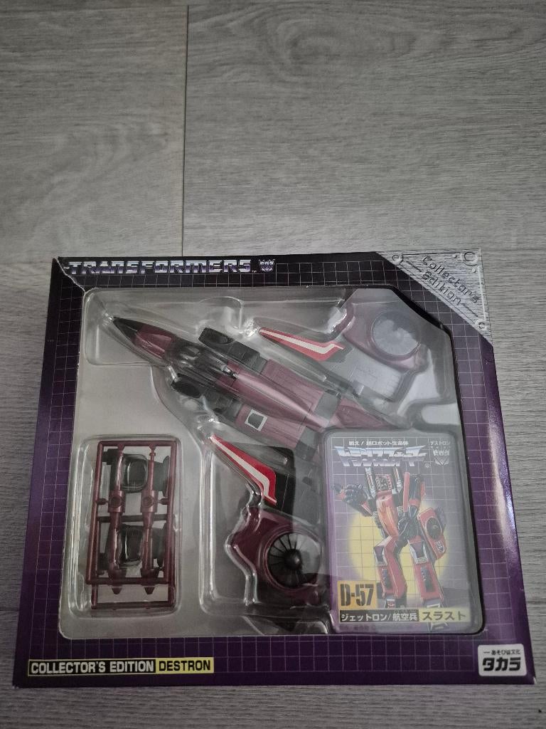 Transformers Takara e-Hobby collector's edition D-57 Thrust, Verzamelen, Transformers, G1, Ophalen of Verzenden, Zo goed als nieuw