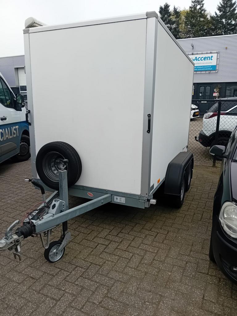 Cross aanhangwagen zonnepanelen, stroom, luifel en compresso, Ophalen of Verzenden, Gebruikt