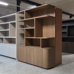 vakken kast Japndi stijl 180x220cm eiken fineer, Japandi, 200 cm of meer, 150 tot 200 cm, Eikenhout