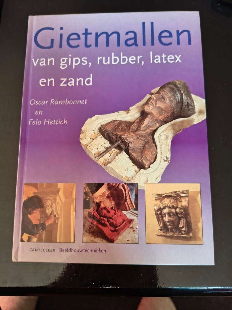Gietmallen van gips, rubber, latex en zand - Handboek, Ophalen of Verzenden, Zo goed als nieuw, Kleien en Boetseren, Oscar Rambonnet en Felo Hettich