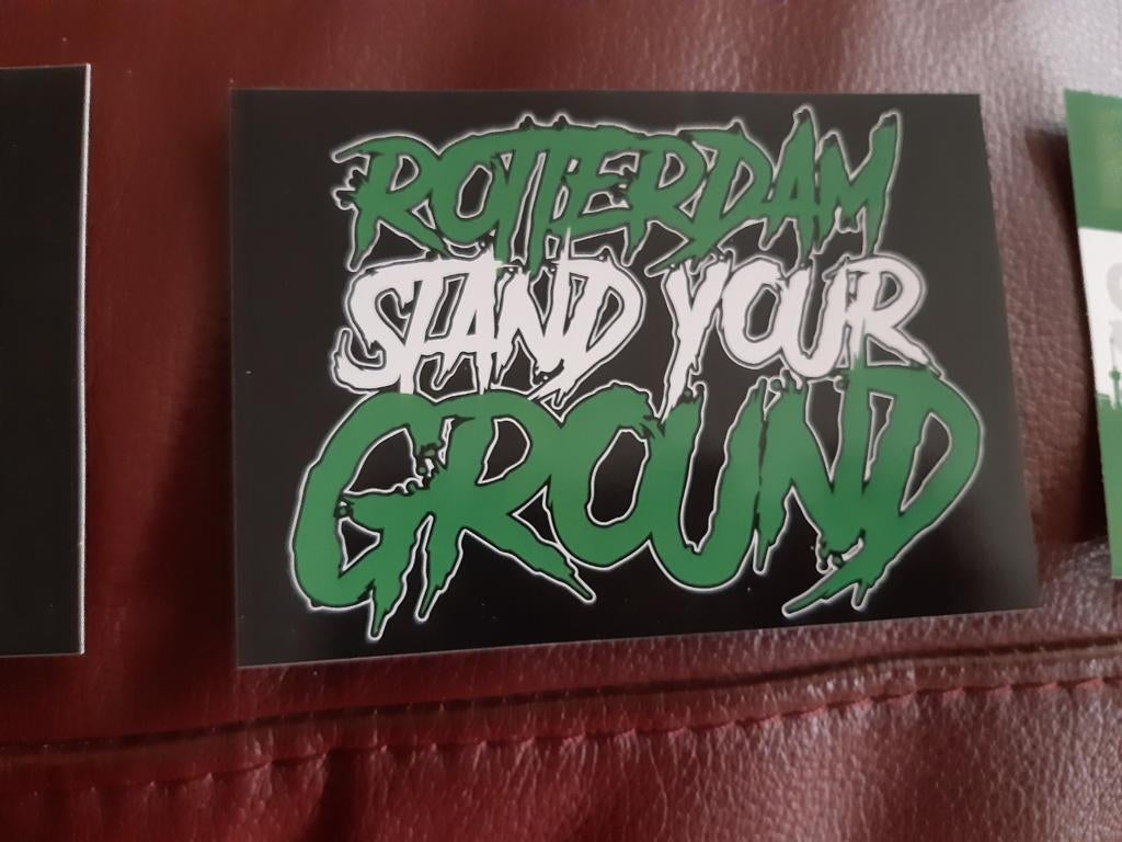 Sticker Rotterdam stand your Ground, Verzamelen, Stickers, Ophalen of Verzenden, Nieuw, Sport