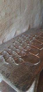 Franse slagershaken set(6) inox crochet de boucher meat hook, Ophalen of Verzenden