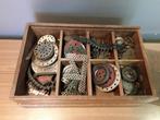 Meccano, Trix constructiespeelgoed. In twee houten kistjes., Ophalen of Verzenden, 1:50 tot 1:144
