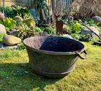 Oude ijzeren wasketel - Decoratief voor tuin, Tuin en Terras, Ophalen, Gebruikt