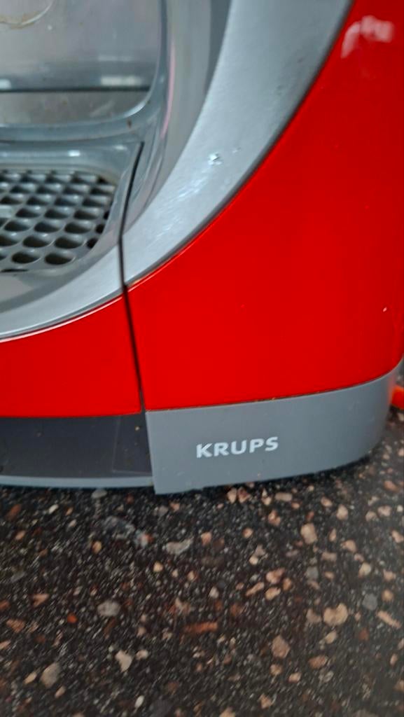 Krups Dolce Gusto Koffiemachine - Rood, Gebruikt, Espresso apparaat, Ophalen of Verzenden, 1 kopje