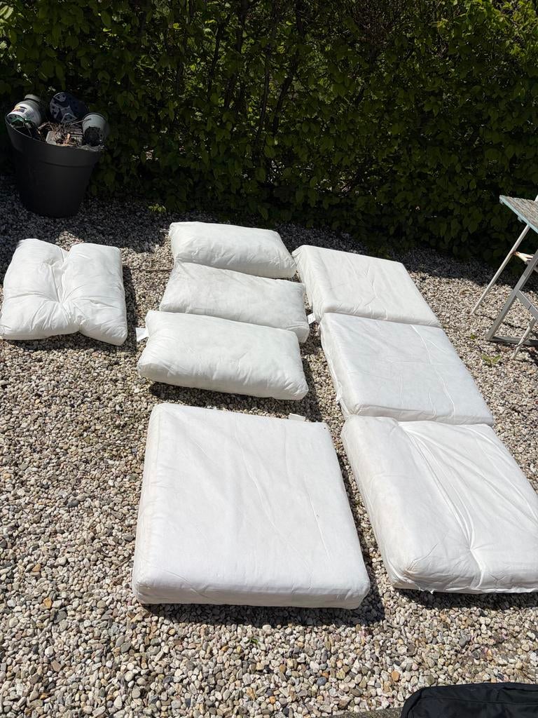 4 x IKEA Durholmen tuinkussens met mooie zwarte hoezen, Tuin en Terras, Ophalen, Zo goed als nieuw