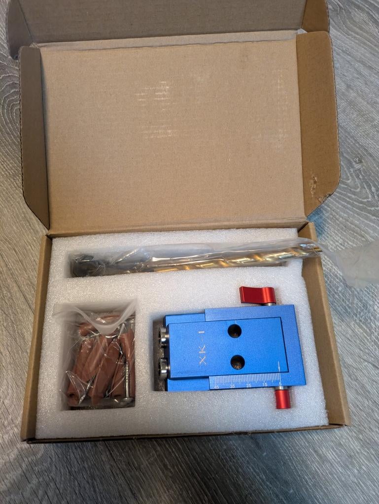 Houtbewerking Pocket Hole Jig Set (XK-1), Doe-het-zelf en Verbouw, Verzenden