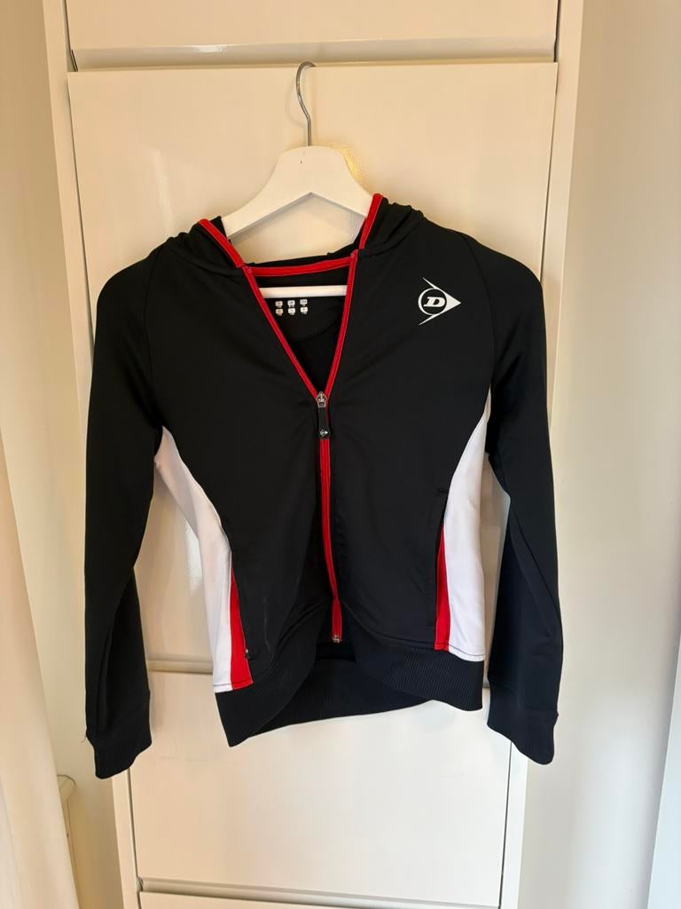 Dunlop sport jasje, Zwart, Overige typen, Ophalen of Verzenden, Zo goed als nieuw