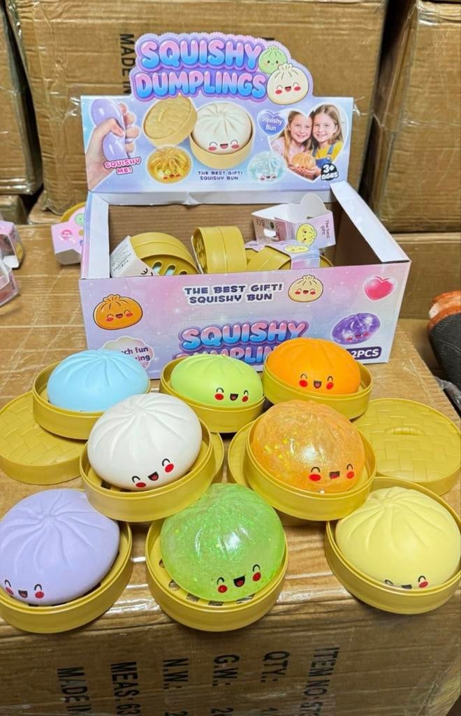 Squishy Dumplings: Stressverlichtend Speelgoed, Kinderen en Baby's, Jongen of Meisje, Nieuw, K, K