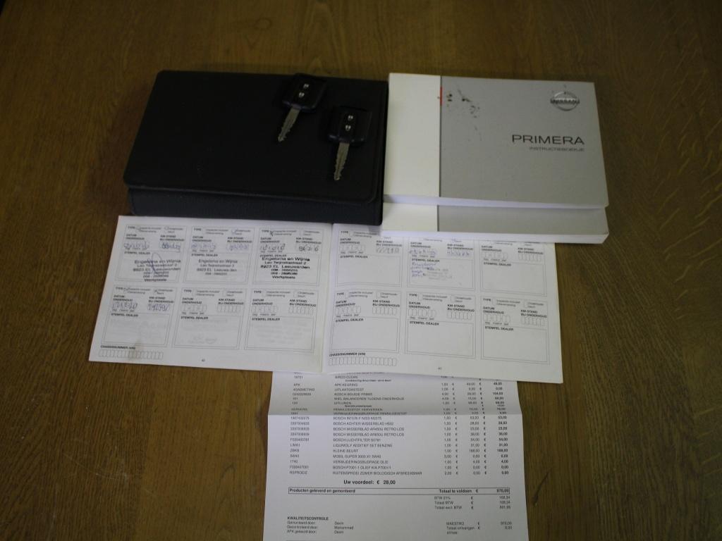 Nissan Primera 2.0 Acenta | Camera | Cruise | Trekhaak | Cli, Auto's, 1998 cc, Stof, Gebruikt, Navigatiesysteem