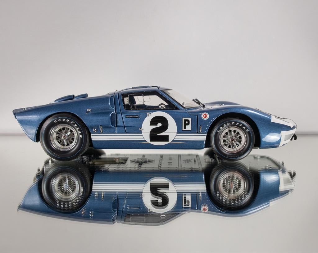 Exoto Ford GT40 MKII 12h Sebring 1966, Ophalen of Verzenden, Zo goed als nieuw, Auto, Overige merken