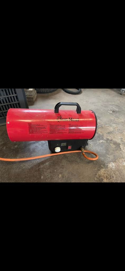 Hete lucht kanon met Gasfles, Ophalen of Verzenden, Zo goed als nieuw