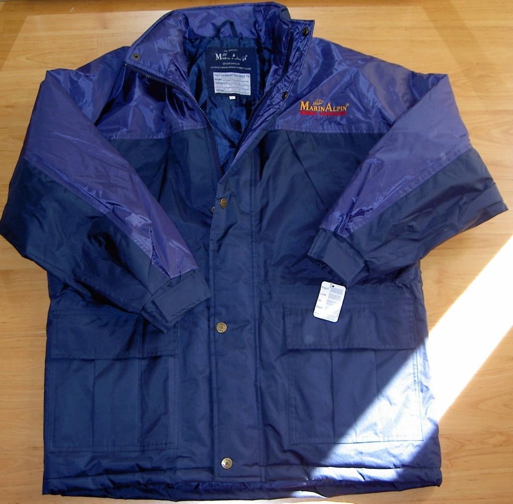 Marin Alpin , winter jas , kleur blauw / paars , nieuw en no, Ophalen of Verzenden, Nieuw, Maat 52/54 (L), Blauw