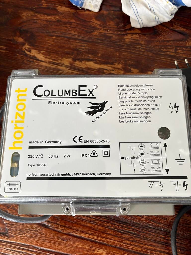 Zwaar schrikdraad apparaat columbex, Dieren en Toebehoren, Ophalen of Verzenden, Nieuw, Overige soorten