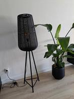 Staande vloer lamp metaal zwart Adeta Light & Living, Ophalen, Zo goed als nieuw, Metaal, 150 tot 200 cm
