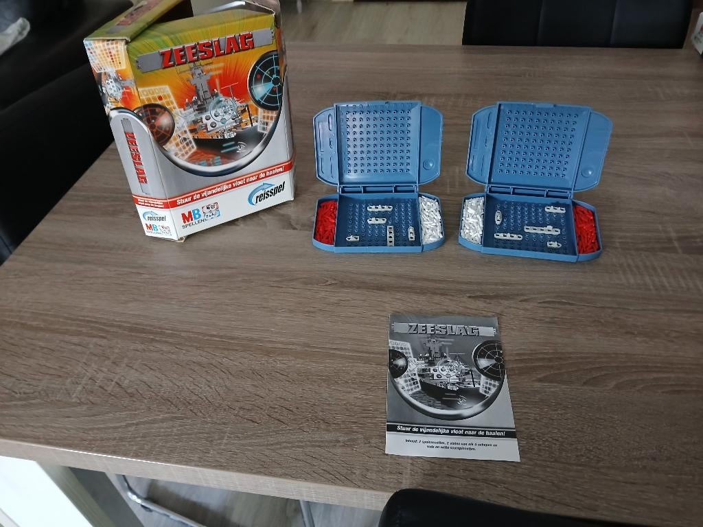 Zeeslag Reisspel van MB, MB Spellen, Een of twee spelers, Ophalen of Verzenden, Zo goed als nieuw