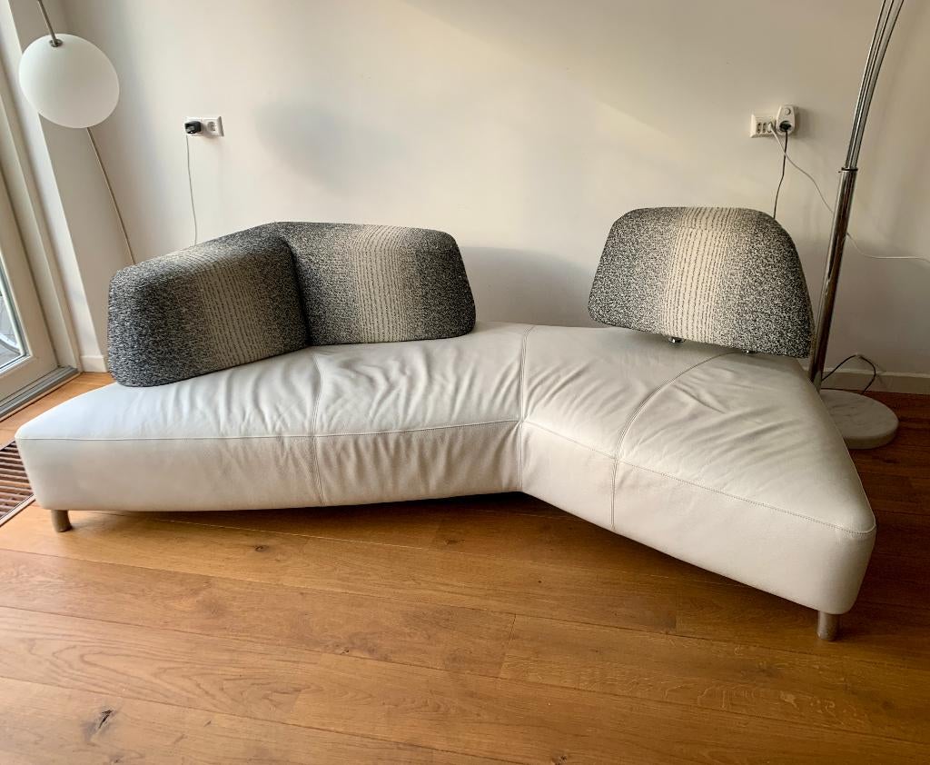 Leolux design bank, Ophalen, Gebruikt, Tweepersoons, 75 tot 100 cm