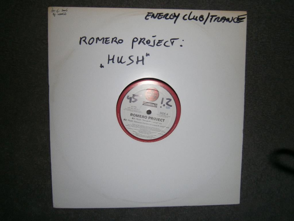 Romero Project – Hush. 2006. Trance, Progressive Trance, Cd's en Dvd's, Ophalen, Gebruikt, Originele persing, Techno of Trance
